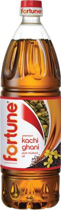 FORTUNE Kachi Ghani Mustard Oil Plastic Bottle