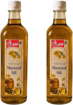 RajasthanishreeAnn YELLOW MUSTARD OIL Mustard Oil Plastic Bottle
