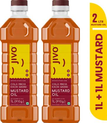 JIVO Cold Pressed Pure Mustard Oil Plastic Bottle