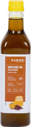 BAROSI Cold Pressed, Pristine Pure, Natural & Unrefined Mustard Oil PET Bottle
