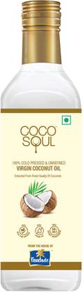 Coco Soul Cold Pressed Unrefined Coconut Oil Plastic Bottle