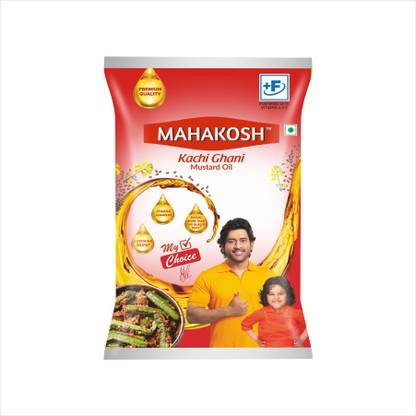Mahakosh Kacchi Ghani Pure Mustard Oil Pouch