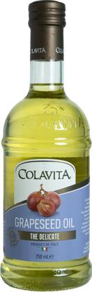 Colavita 100% Natural Grapeseed Cold Pressed Extract Oil Glass Bottle