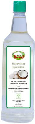 Thimil Cold Pressed Coconut Oil Organic Virgin Oil for Cooking, Hair & Skin - 500 ml Coconut Oil Plastic Bottle
