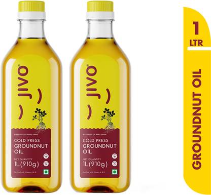 JIVO Cold press Cooking Groundnut Oil PET Bottle
