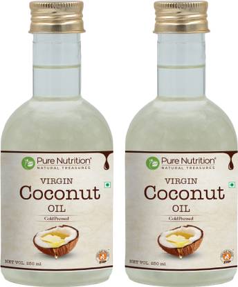 Pure Nutrition VITAL Raw Cold Pressed Extra Virgin Coconut Oil for Immunity, Hair & Skin Coconut Oil PET Bottle