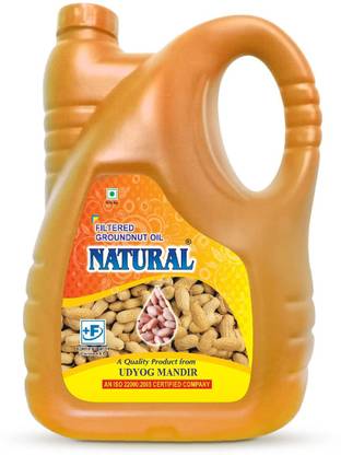 NATURAL Filtered Ground Nut Oil | Mungfali Oil | Peanut Oil For Cooking Groundnut Oil Plastic Bottle