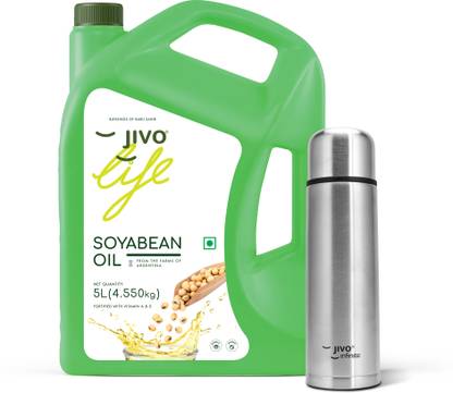 JIVO Cold Pressed Soyabean Cooking Edible Oil A Nutritious Versatile For Daly Use Soyabean Oil Can