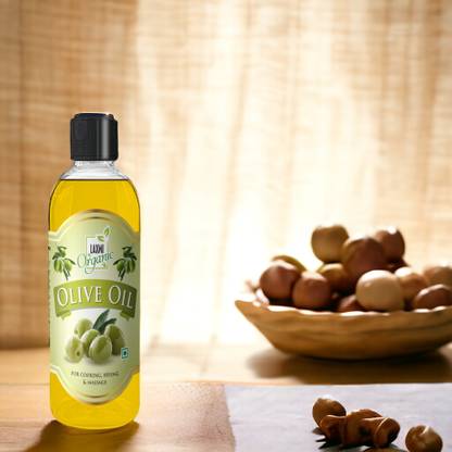 LAXMI ORGANIC Olive oil Jaitun ka tail virgin Extra Light edible cooking body hair massage tel Olive Oil PET Bottle