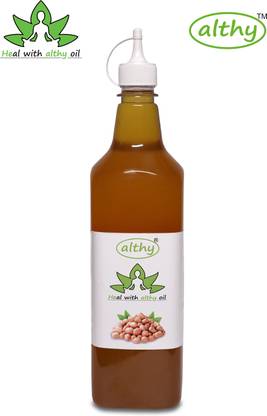 althy Pure, 100% Natural, Raw Groundnut Oil PET Bottle