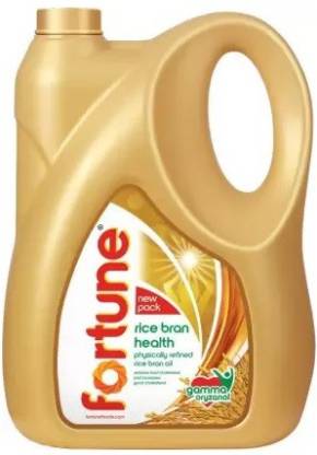 Fortune Refined Rice Bran Oil Can