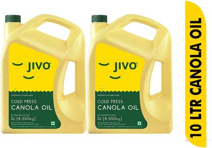 JIVO Canola Cold Pressed Cooking Oil Canola Oil Can