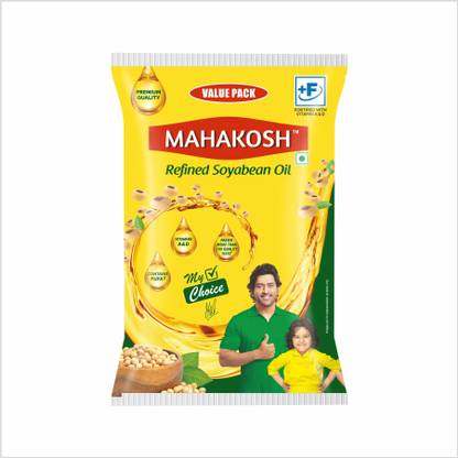 Mahakosh Refined Soyabean Oil Pouch