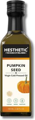 HESTHETIC Organic Cold Pressed Pumpkin Oil Glass Bottle