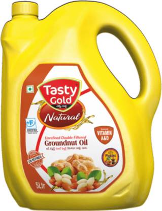 TastyGold Natural Groundnut Oil Can