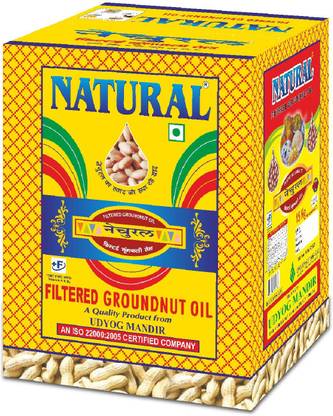 NATURAL Filtered Ground Nut Oil | Mungfali Oil | Peanut Oil For Cooking Groundnut Oil Tin