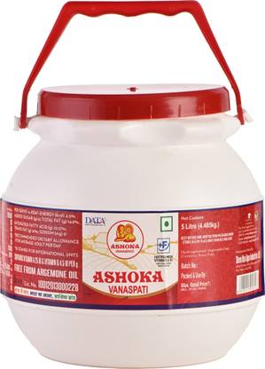 ASHOKA Vanaspathi Ghee 5 LTR Jar Fresh With Natural Aroma | Pack of 1 Vanaspati Jar