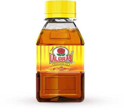 lal gulab Kachi Ghani Mustard Oil, Pet Bottle, 100 ML Mustard Oil PET Bottle