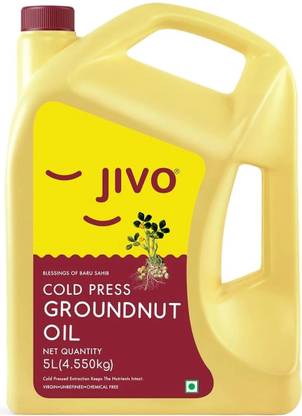 JIVO Cold press Cooking Groundnut Oil Can