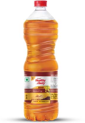 EMAMI Healthy & Tasty Kachchi Ghani Mustard Oil Plastic Bottle