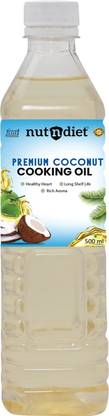 nutndiet Premium Coconut Cooking Oil | Pure | Natural | Vegan Coconut Oil PET Bottle