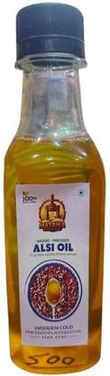 Sarv Matrikaa Pure wood Pressed Flaxseed (Alsi) Oil Flaxseed Oil Plastic Bottle