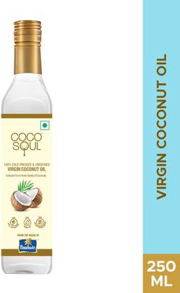 Coco Soul Cold Pressed Unrefined Coconut Oil Plastic Bottle