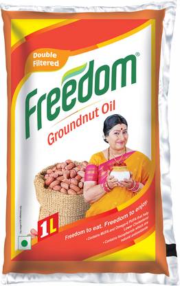 Freedom Double Filtered Groundnut Oil Pouch