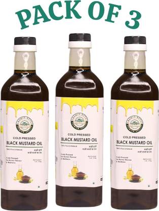 GRAMIN BYTES Gramin Cold Pressed Black Mustard Oil Mustard Oil Plastic Bottle