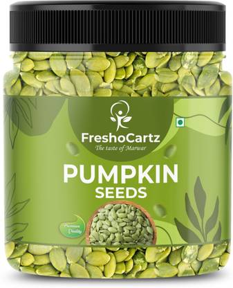 FreshoCartz Raw Pumpkin Seeds For Eating, Protein and Fiber Rich Superfood Pumpkin Seeds