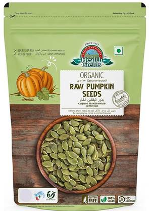 HealthFields Organic Raw Pumpkin Seeds, Gluten Free, No Added Preservatives Pumpkin Seeds