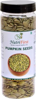 NutriFirst Pumpkin Seeds -Protein, Fibre, Zinc - For Skin, Heart,Reduces Depression (200g) Pumpkin Seeds