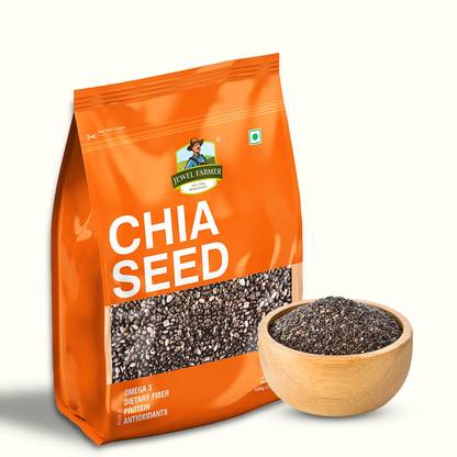 Jewel Farmer Chia Seeds Raw Enriched with Multi-vitamins & Multi-minerals Chia Seeds