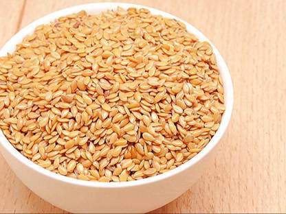 GROCERYONTHEGO Golden Flax Seeds/Linseed (50 Grams) Golden Flax Seeds