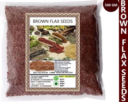 ORGANIC HERBS Linum Usitatissimum Seed