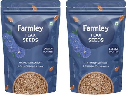 Farmley Premium Brown Flax Seeds 400g Brown Flax Seeds