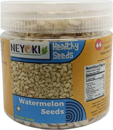 NEYOKI Watermelon Seeds 200gm / For eating / Dried / Tarbuj Beej / Magaj / Watermelon Seeds