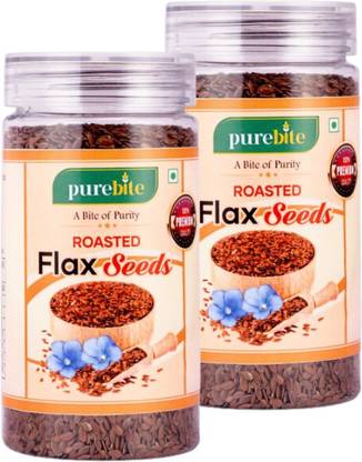 PureBite Alsi/Flax Seeds Source of Iron & Dietary Fibre | Rich in Protein Roasted Flax Seeds