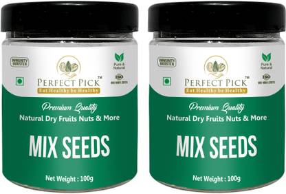 Perfect Pick 100% Natural Raw Mixseeds 200g Pack of 2 (100g -Each) Mixed Seeds
