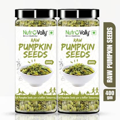 NutroVally Raw Pumpkin Seeds Loaded with Protein and Fibre Rich Superfood for Boost Immunity seed Pumpkin Seeds