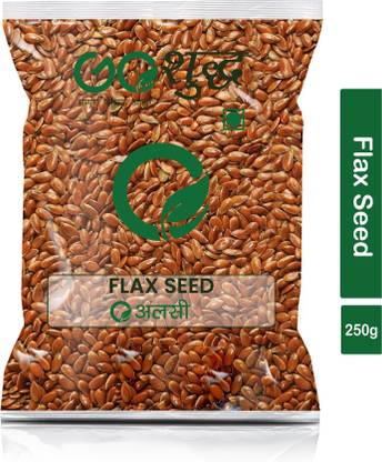 Goshudh Premium Quality Alsi (Flaxseed)-250gm (Pack Of 1) Brown Flax Seeds  (250 g)