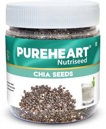 PUREHEART Raw Chia Seeds for Weight Management, Naturally Sourced | Nutritional Benefits Chia Seeds
