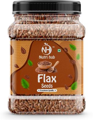 Nutri Hub Flax Seeds for eating Golden Flax Seeds