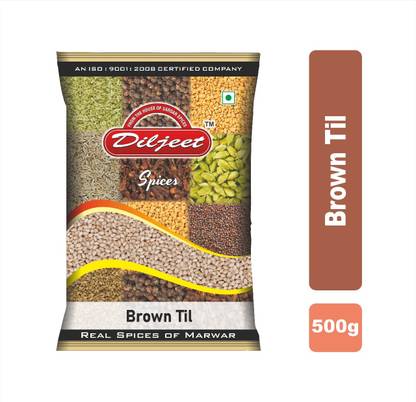 DILJEET SPICES unhulled sesame seeds_500gm Sesame Seeds