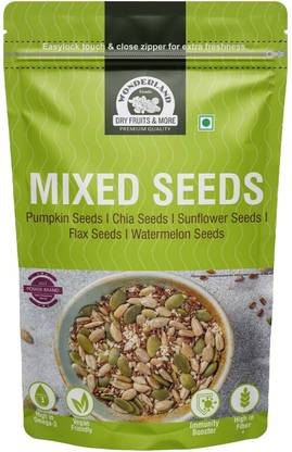 WONDERLAND 5-In-1 Mix Seed Rich in Omega 3 (250 g) Mixed Seeds