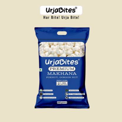 UrjaBites PREMIUM Makhana Foxnuts 250gms Lotus Seeds(Makhana)