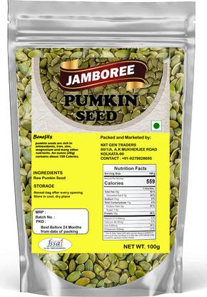 JAMBOREE Pumpkin Seeds, Rich in Protein and Fiber, Immunity Booster seeds Pumpkin Seeds