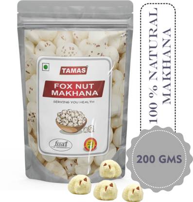 Tamas Phool Makhana / Lotus Seed (Big Size) Dry Fruits 200 GMS | Nut Puffed Kernels) Lotus Seeds(Makhana)