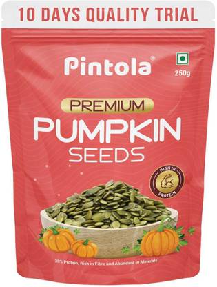 Pintola Premium Pumpkin Seeds | High In Dietary Fiber,Iron & Magnesium Pumpkin Seeds
