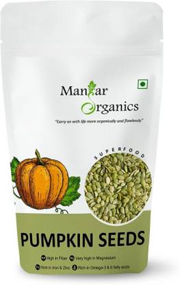 ManHar Organics Raw Pumpkin Seeds For Eating and Weight Loss Management - High Protein and Fiber Rich Pumpkin Seeds